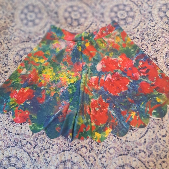 Black Milk Clothing Floral Shorties - Picture 2 of 3